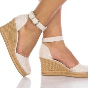 New Jack Rogers Palmer closed-toe espadrille wedge 5.5